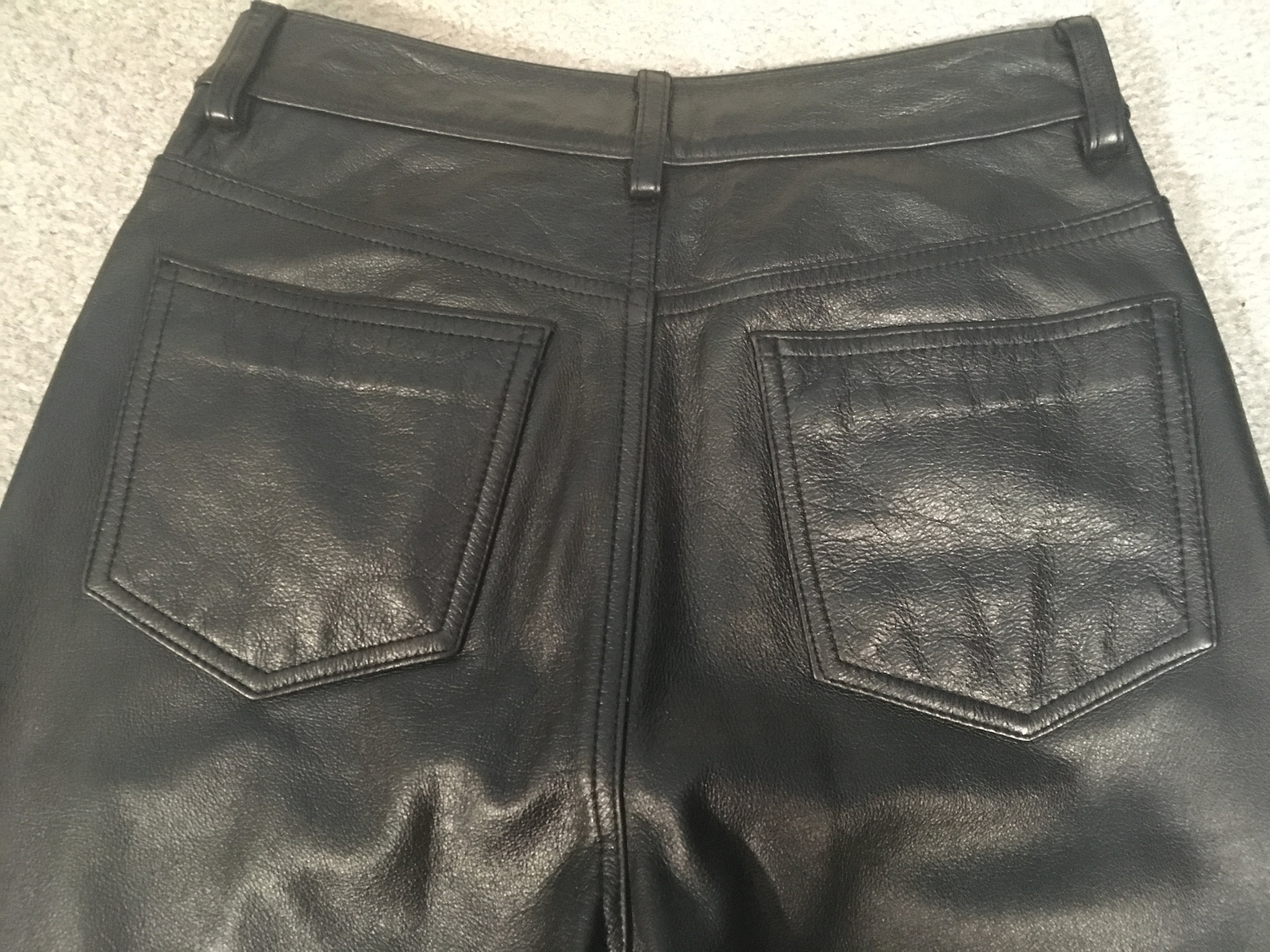 Black Leather Pants Wilsons Leather Maxima Size 26 / 2 | Etsy