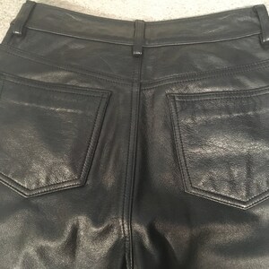 Black Leather Pants Wilsons Leather Maxima Size 26 / 2 - Etsy