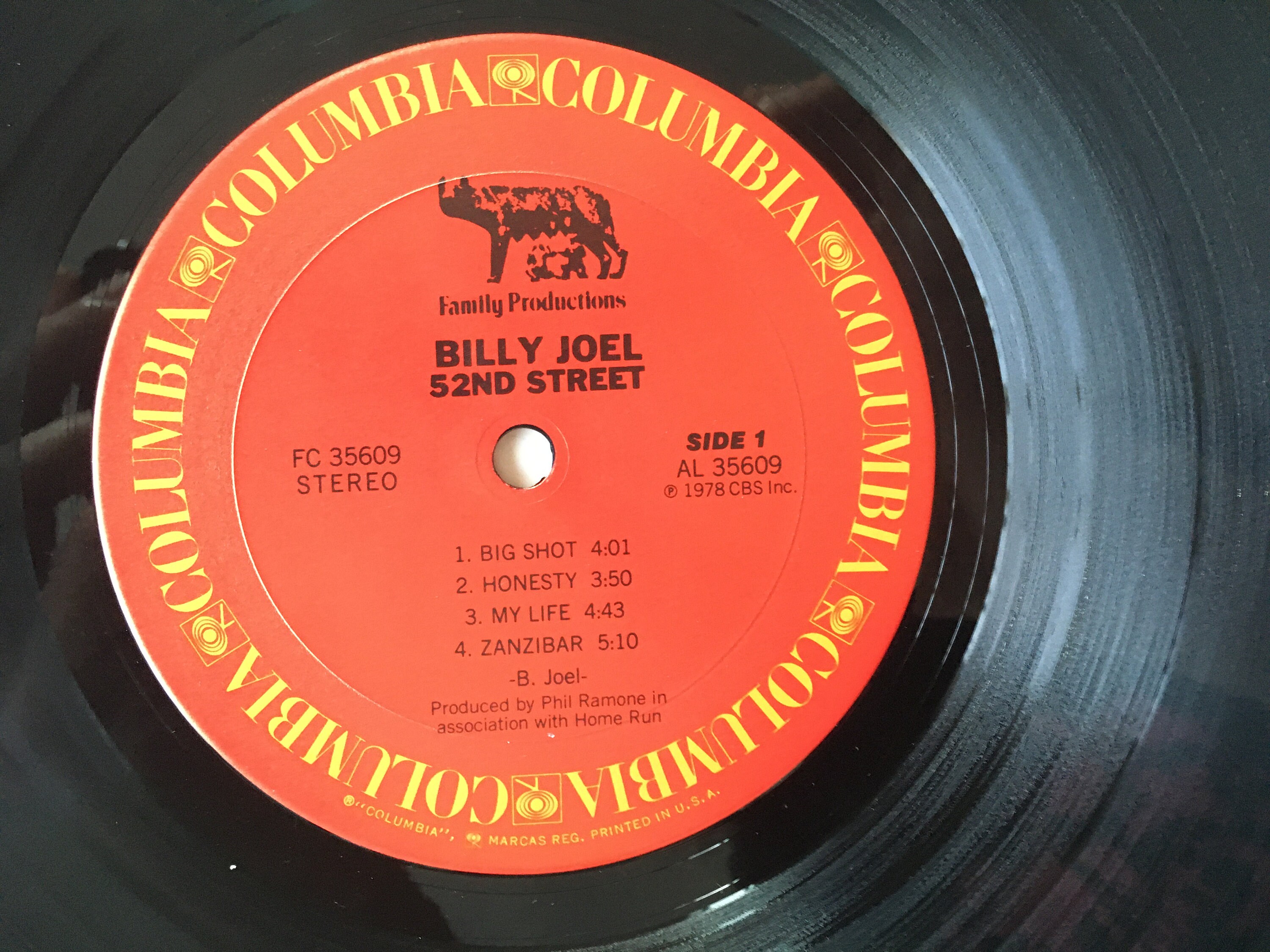 ビリー・ジョエル 52nd Street レコード Billy Joel - 52nd Street LP – Sony Music Vinyl