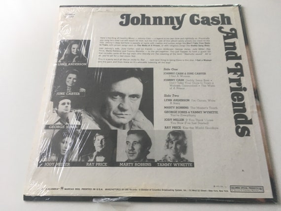 Johnny Cash - Johnny Cash and Friends LP Vinyl Record Album