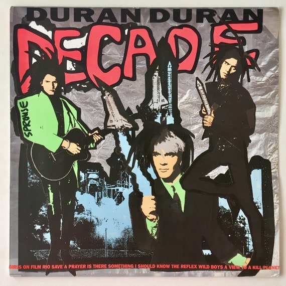 7 Vinyl Record Wall Clock Planet Earth Duran Duran 7 Vinyl Record Wall Clock Planet Earth Duran Duran