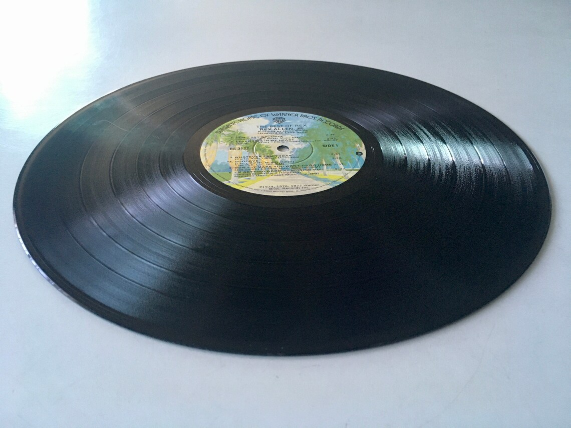 Rex Allen Jr. - The Best of Rex LP Vinyl Record Album,  Warner Bros. Records - BS 3122, 1977, Original Pressing, photo 3 of 5