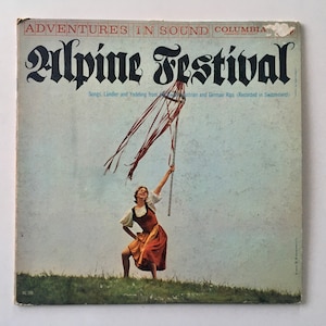 Alpine Festival LP Vinyl Record Album, Columbia - WL 159, 1959, Original Pressing