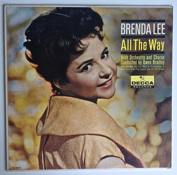 Brenda Lee - All the Way LP Vinyl Record Album, Decca - DL 4176
