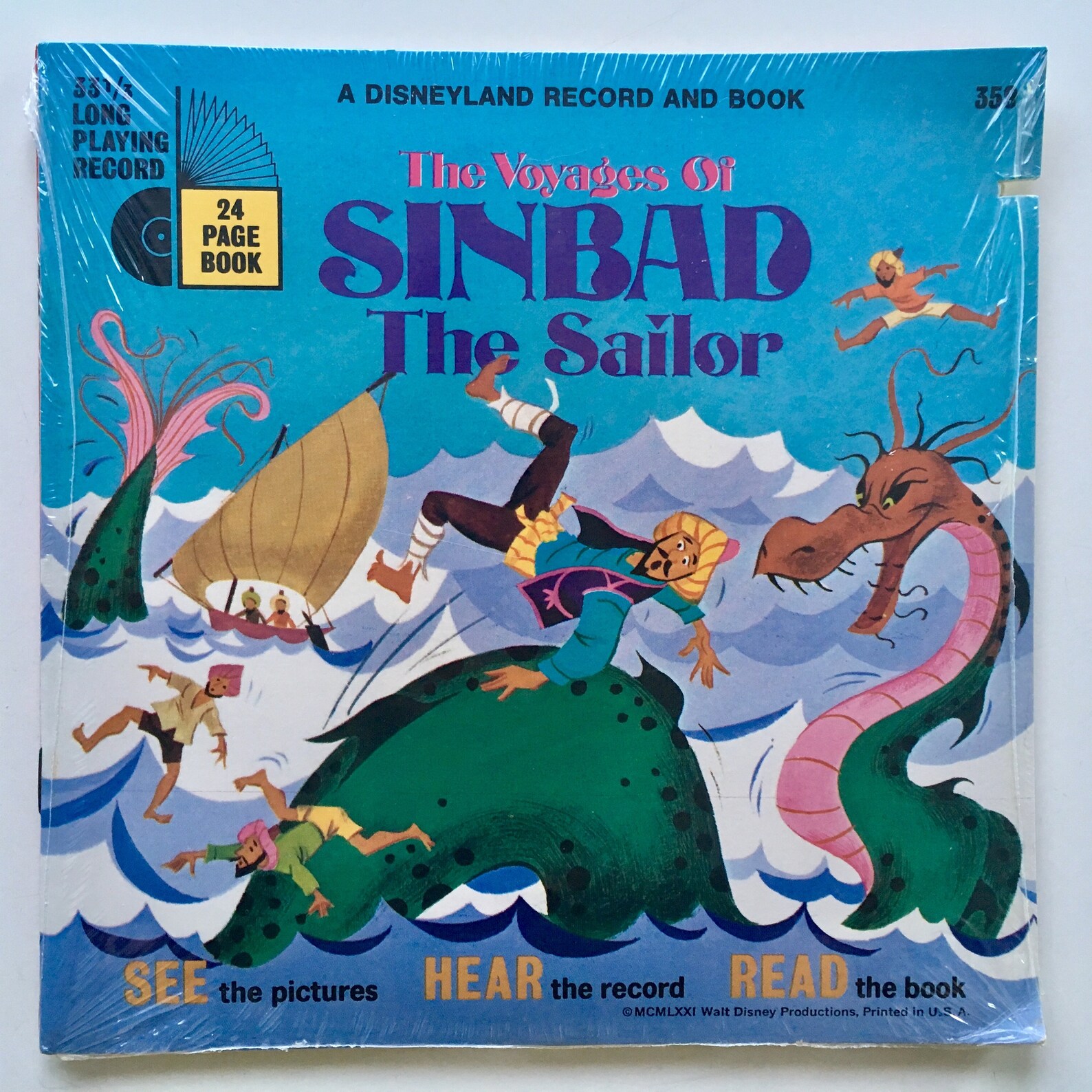 The Voyages of Sinbad the Sailor SEALED 7' Vinyl Record / Etsy