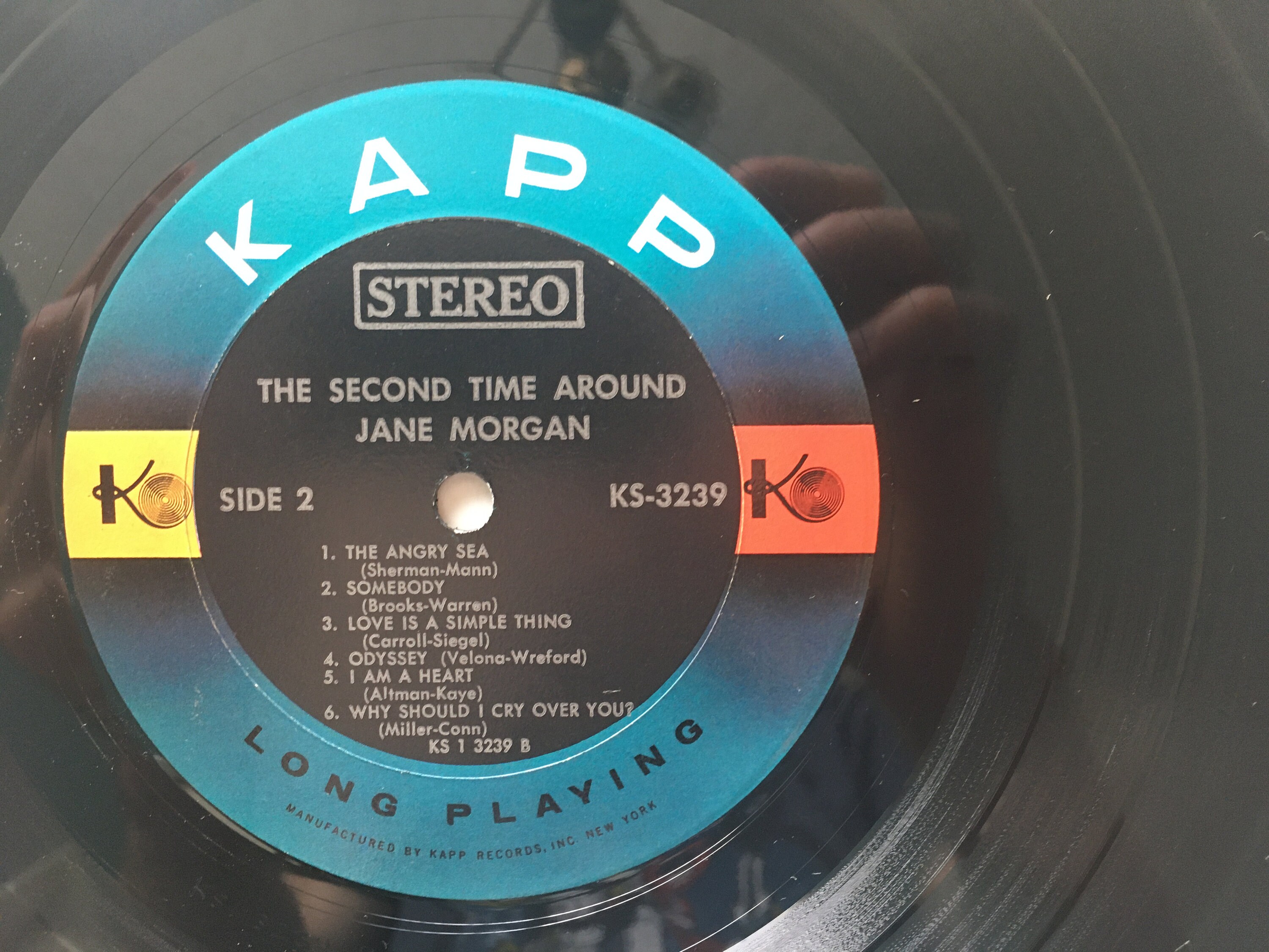 Jane Morgan - The Second Time Around LP Schallplattenalbum, Kapp