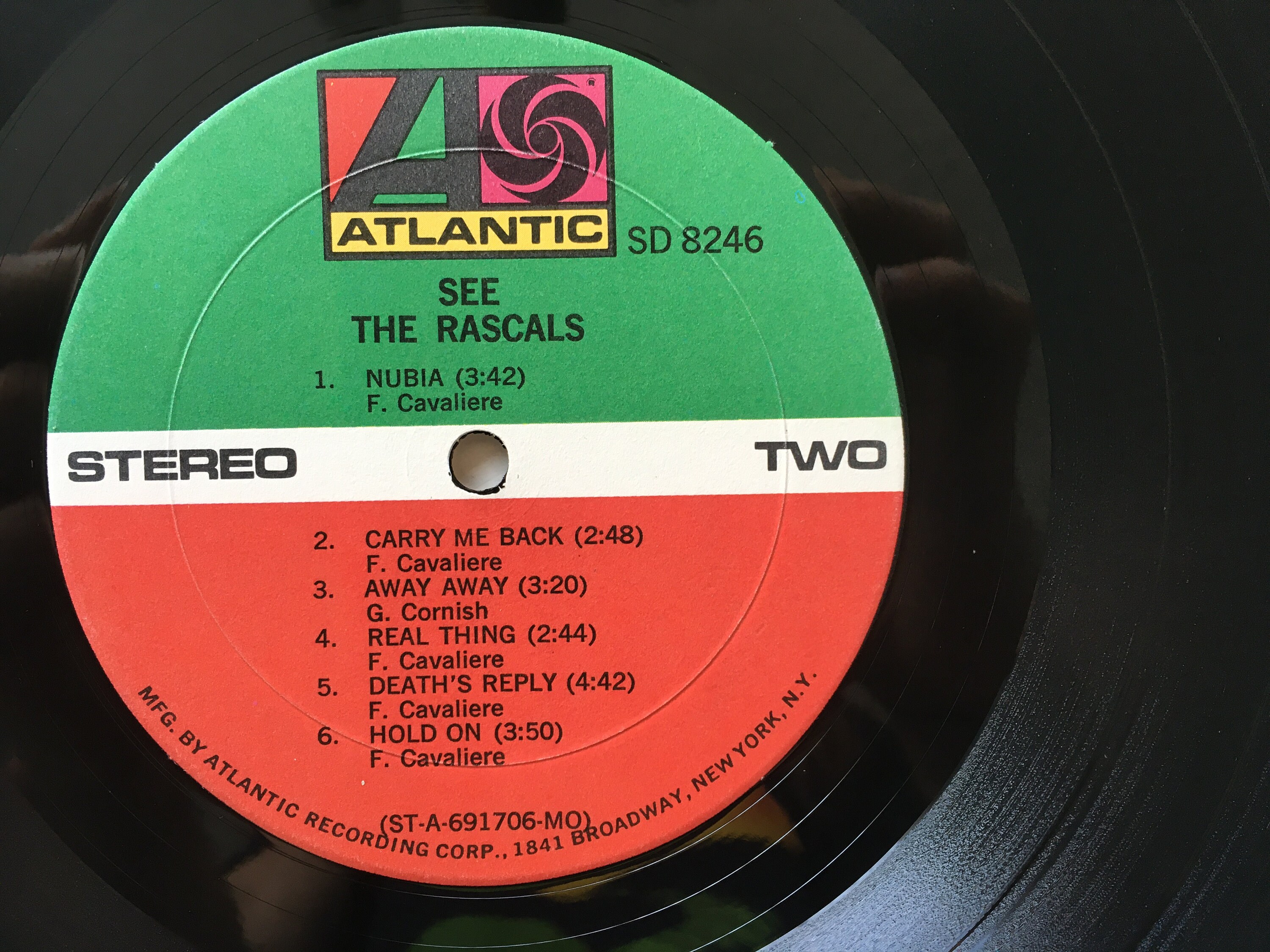 The Rascals - See LP Vinyl Record Album, Atlantic - SD 8246, 1969