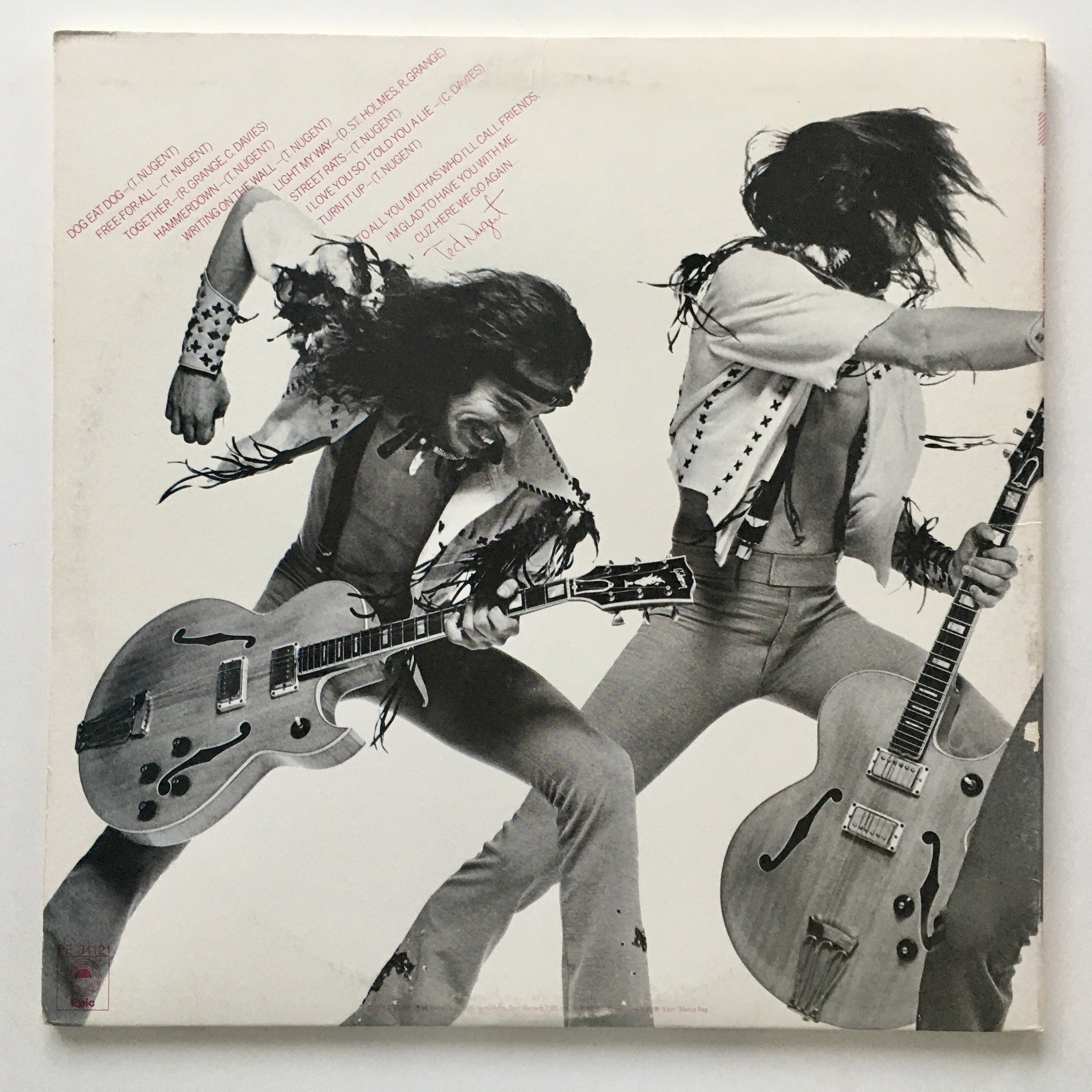 テッド・ニュージェント - フリー・フォー・オール LP ビニール 