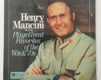 Henry Mancini Plays Great Favorites of The 60's & 70's SEALED LP Vinyl Record Album, Reader's Digest - RBA-024/D, 1989, Original Pressing