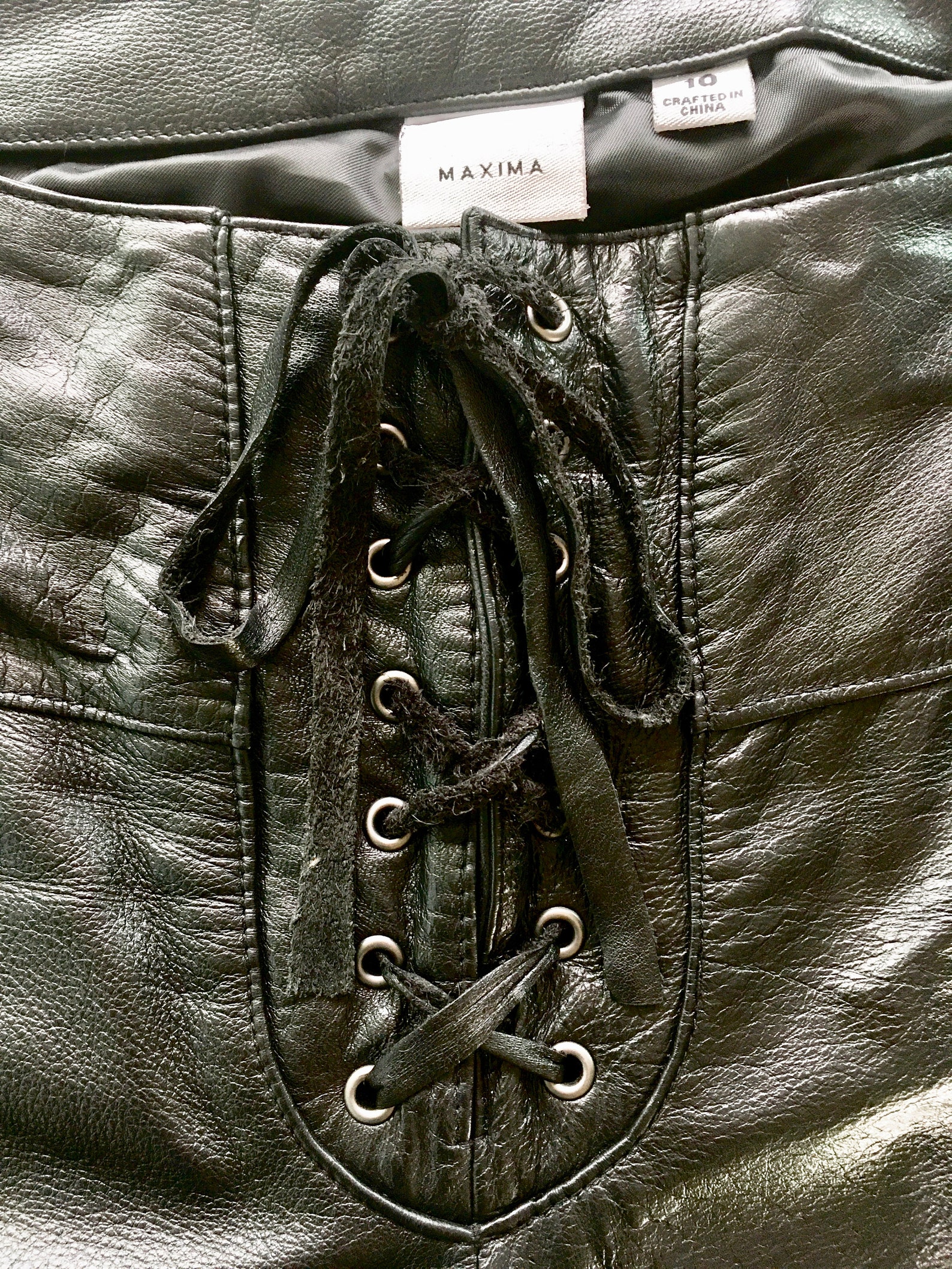 paulson up black leather