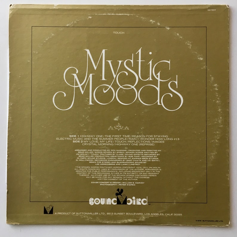 The Mystic Moods Orchestra Touch LP Vinyl Record Album Etsy
