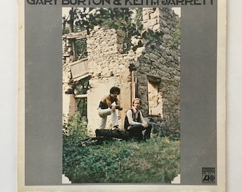 Gary Burton & Keith Jarrett - Zelf getitelde LP Vinyl Record Album, Atlantic - SD 1577, 1971 Originele Persing