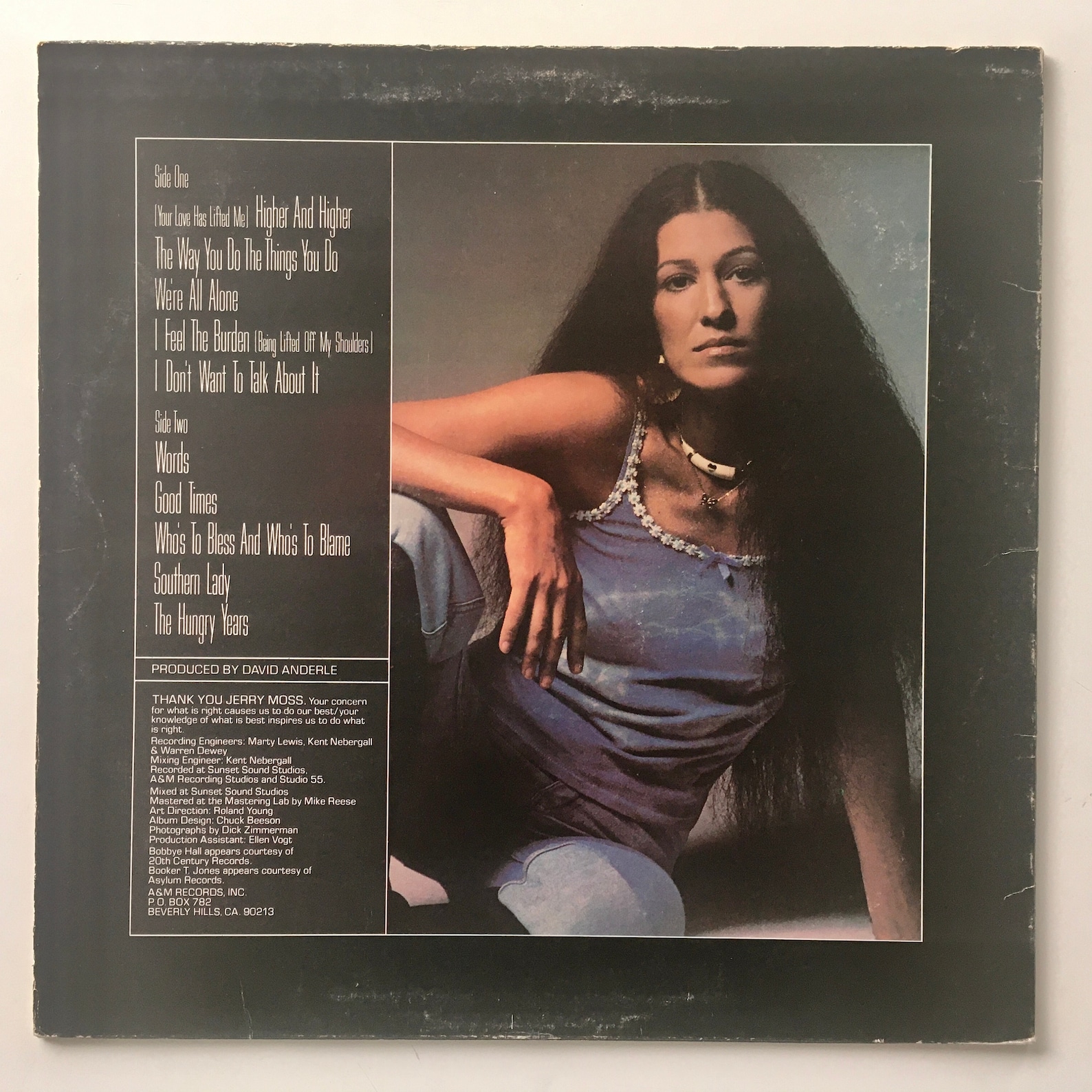 Rita Coolidge - Anytime... Anywhere LP Vinyl Record Album, A&M Records ...