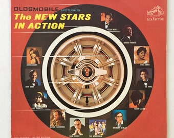 Oldsmobile Spotlights The New Stars In Action LP Vinyl Record Album, RCA Victor - PRS 167, 1964, Original Pressing