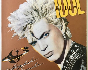 Billy Idol - Whiplash Smile LP Vinyl Record Album, Chrysalis Billy Idol - Whiplash Smile LP Vinyl Record Album, Chrysalis