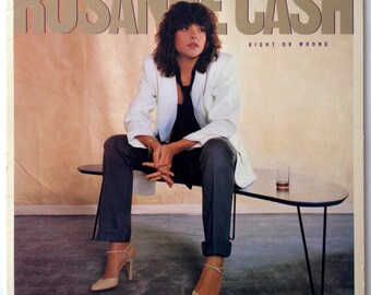 Roseanne Cash - Right or Wrong LP Vinyl Record Album, Columbia - JC 36155, Country, 1980, Original Pressing