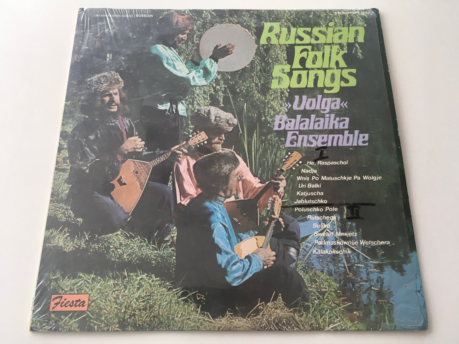 Russian Folk Songs LP Vinyl Record Album, Fiesta - FLPS 1666, 1972 ...