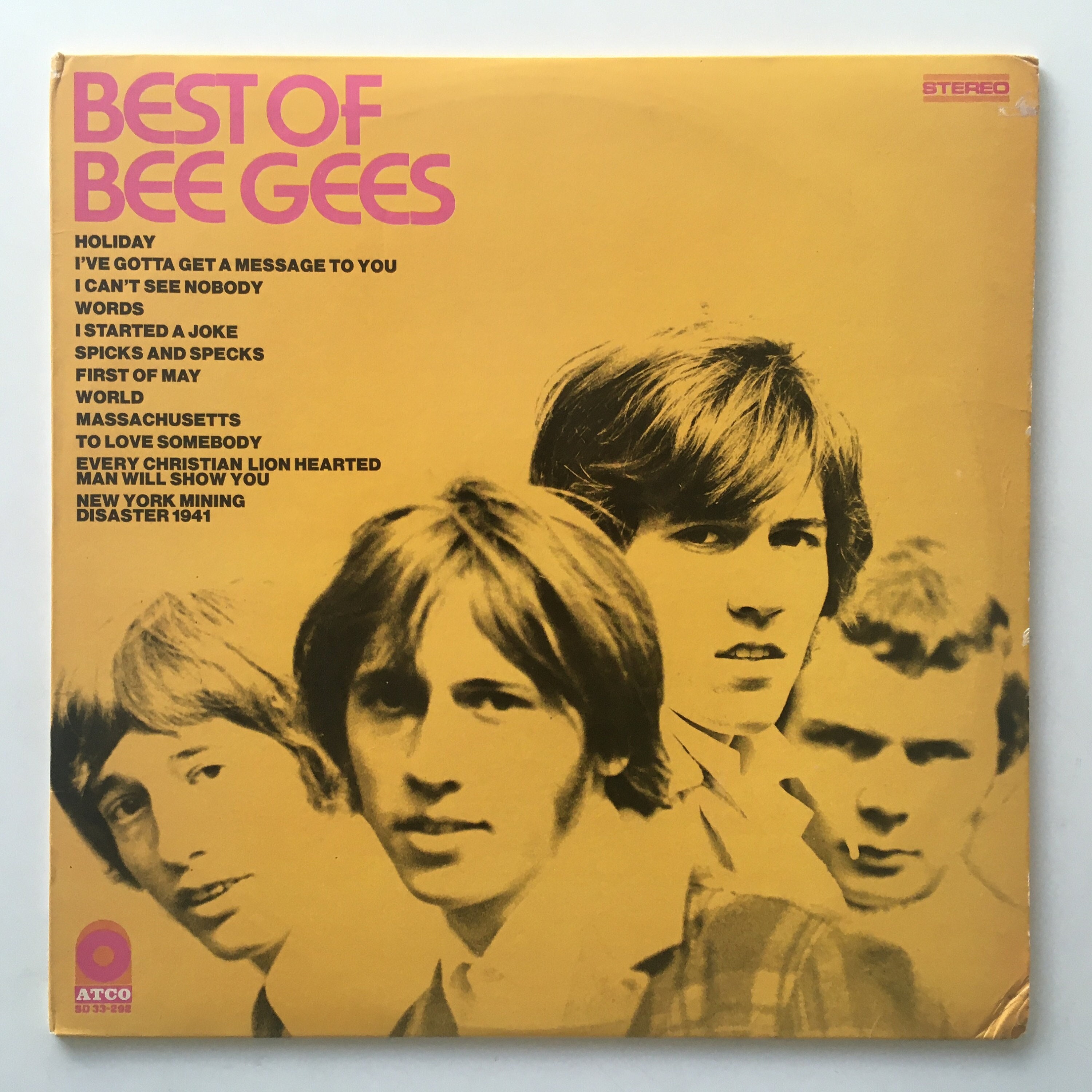 Bee Gees - Best of Bee Gees LP Vinyl Record Album, ATCO