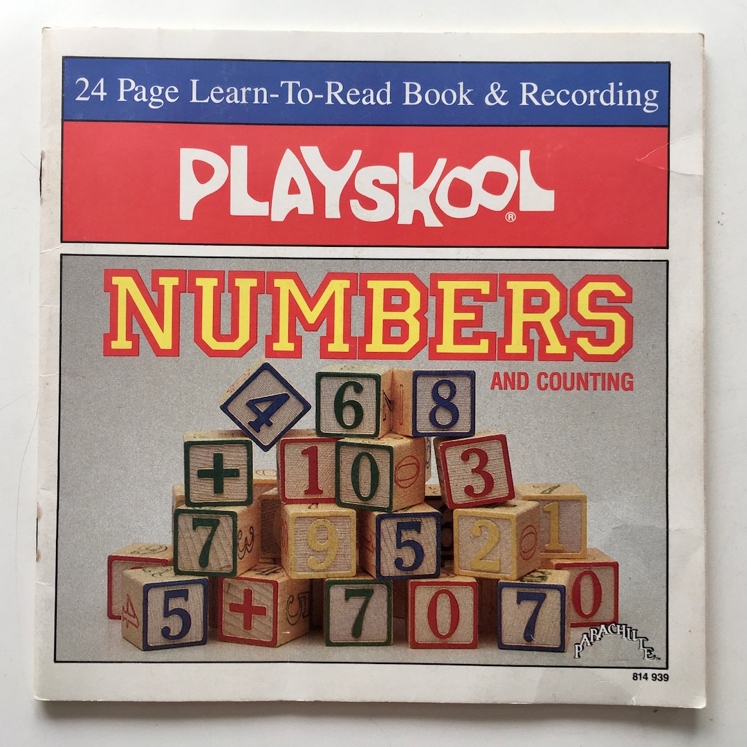 Playskool: Numbers & Counting 7' Vinyl Record / 24 Page Book