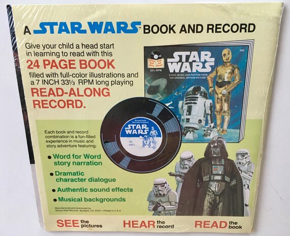 Star Wars, Return of the Jedi - SEALED 7' Vinyl Record / 24 Page
