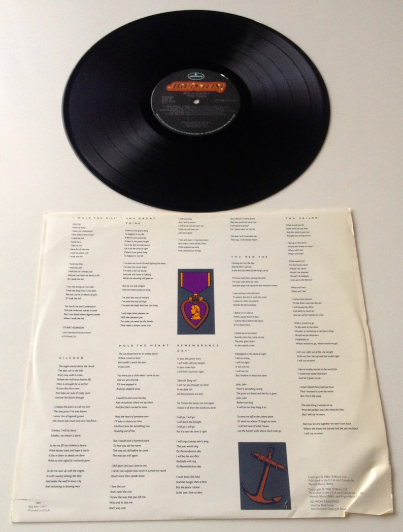 Big Country The Seer LP Vinyl Record Album Mercury Etsy