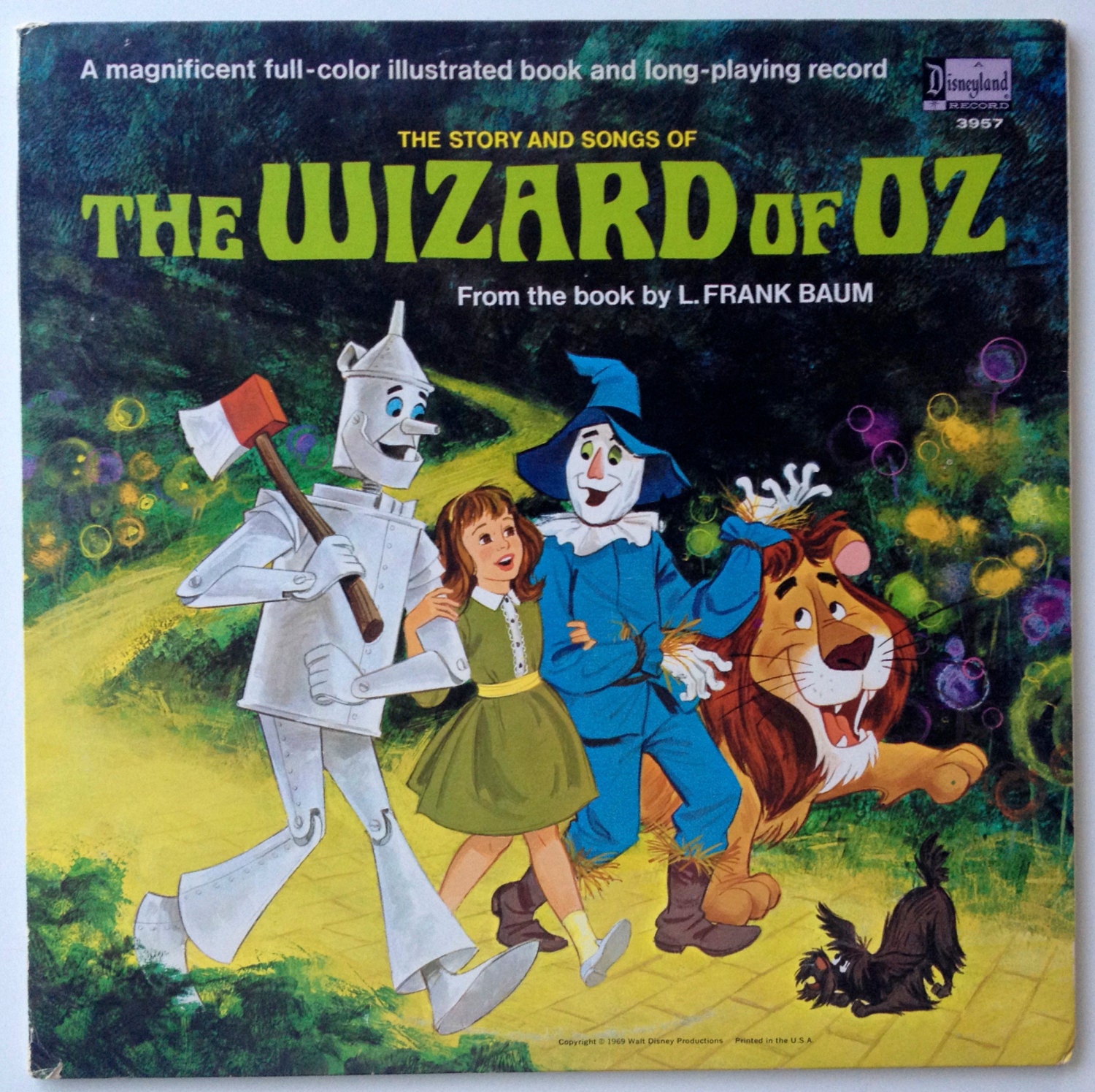 The Wizard of Oz The Story and Songs of LP Vinyl Record Etsy