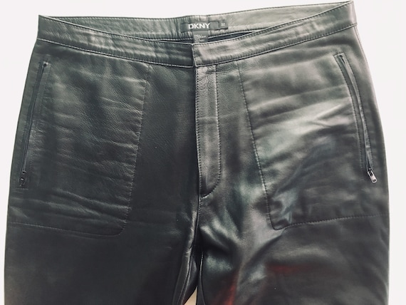 Dkny store leather pants