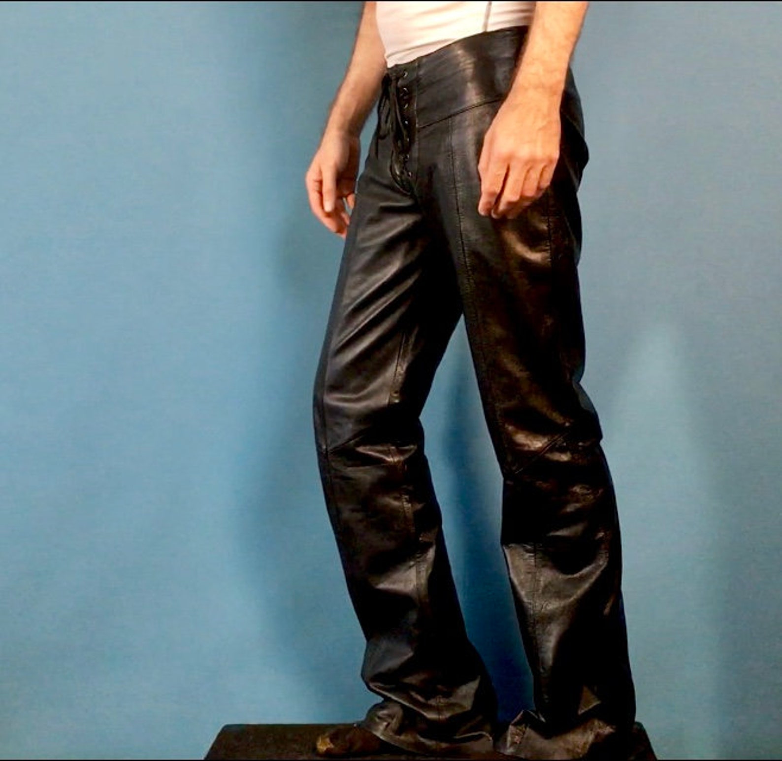 paulson up black leather