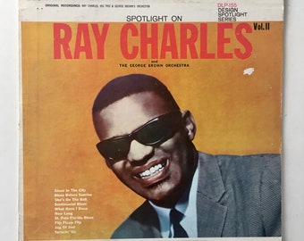 Ray Charles - Spotlight On Ray Charles Vol. II LP Vinylskivalbum, Stereo Spectrum Records – SDLP-155, 1962, Originalpressning