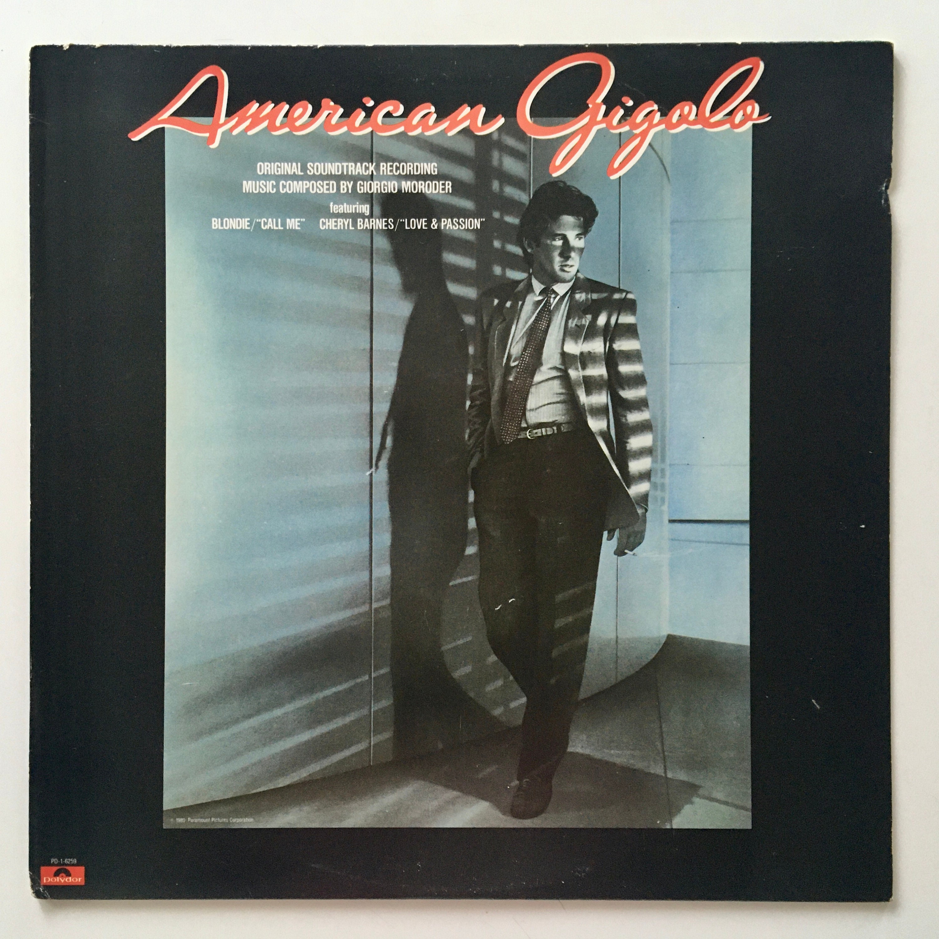 American Gigolo original Soundtrack Recording LP Vinyl