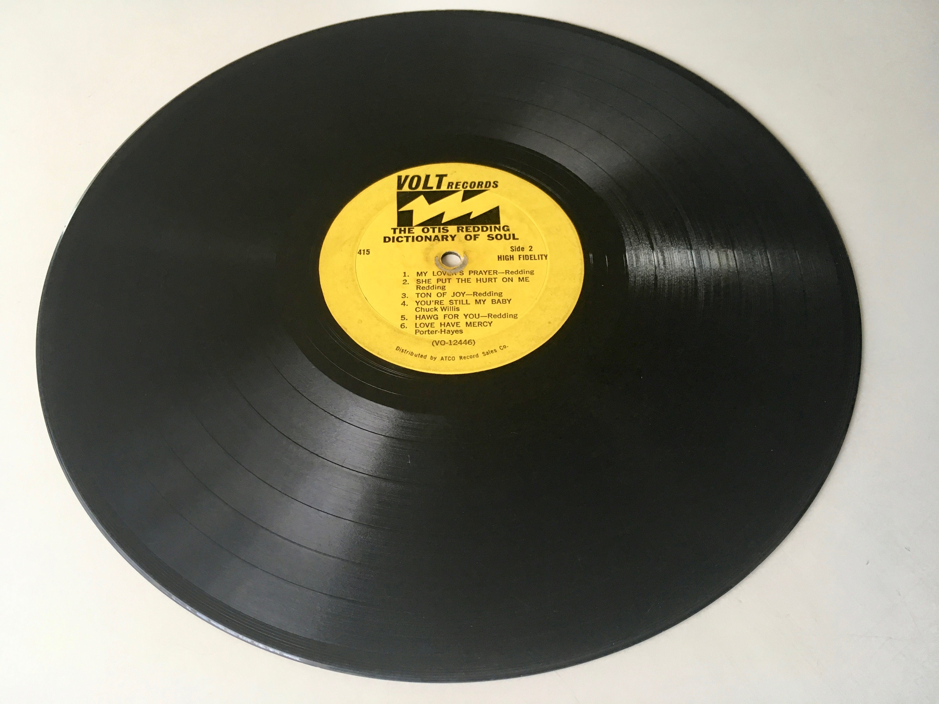 Otis Redding Dictionary of Soul LP Vinyl Record Album, Volt - 415