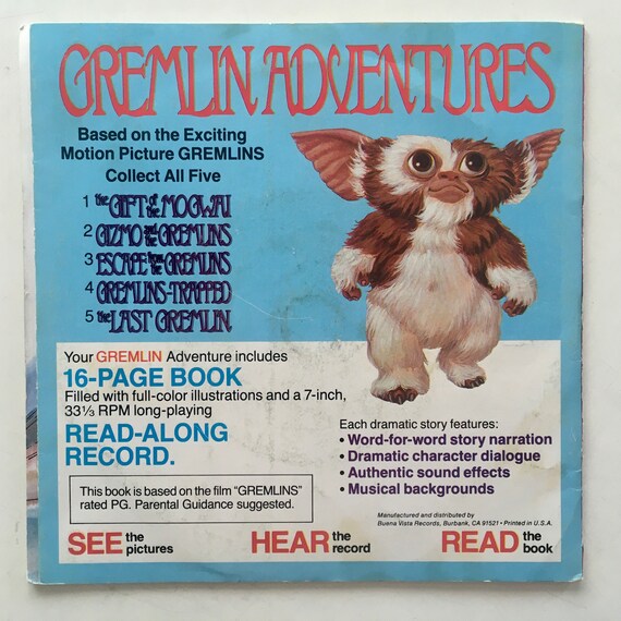 Gremlins - Story 4 - Gremlins-trapped 7' Vinyl Record / Book