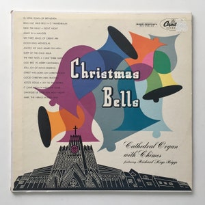 Christmas Bells LP Vinyl Record Album, Capitol Records - T-9013, 1954 Original Pressing