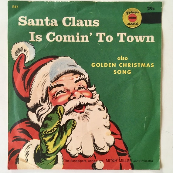 Santa Claus Is Comin To Town Christmas Song 1951 Yellow
