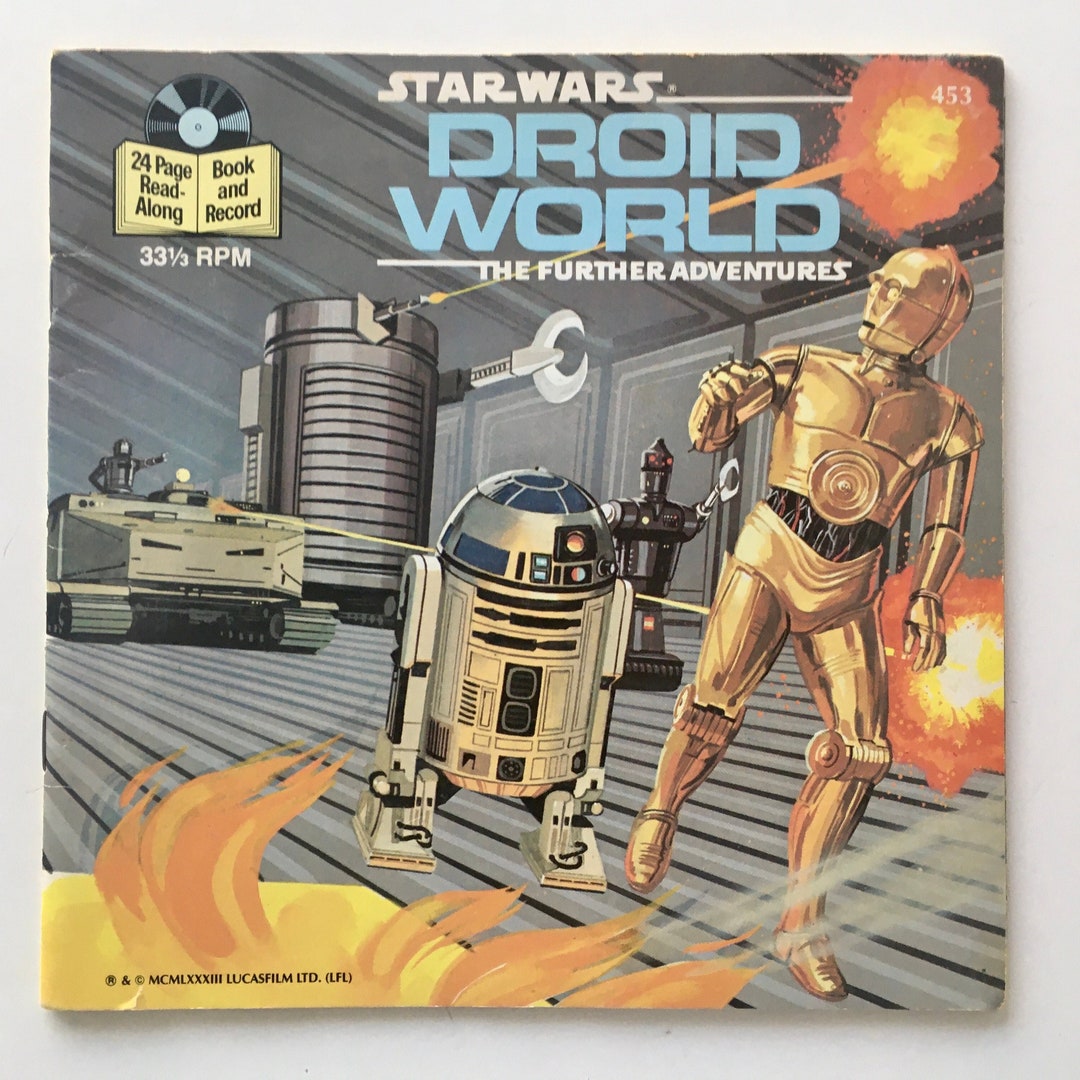 Star Wars Droid World 7' Vinyl Record / 24 Page Book, Buena