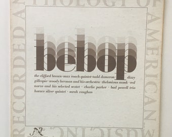 Bebop LP Vinyl Record Album, New World Records - NW 271, Jazz, Bop, 1976, Original Pressing