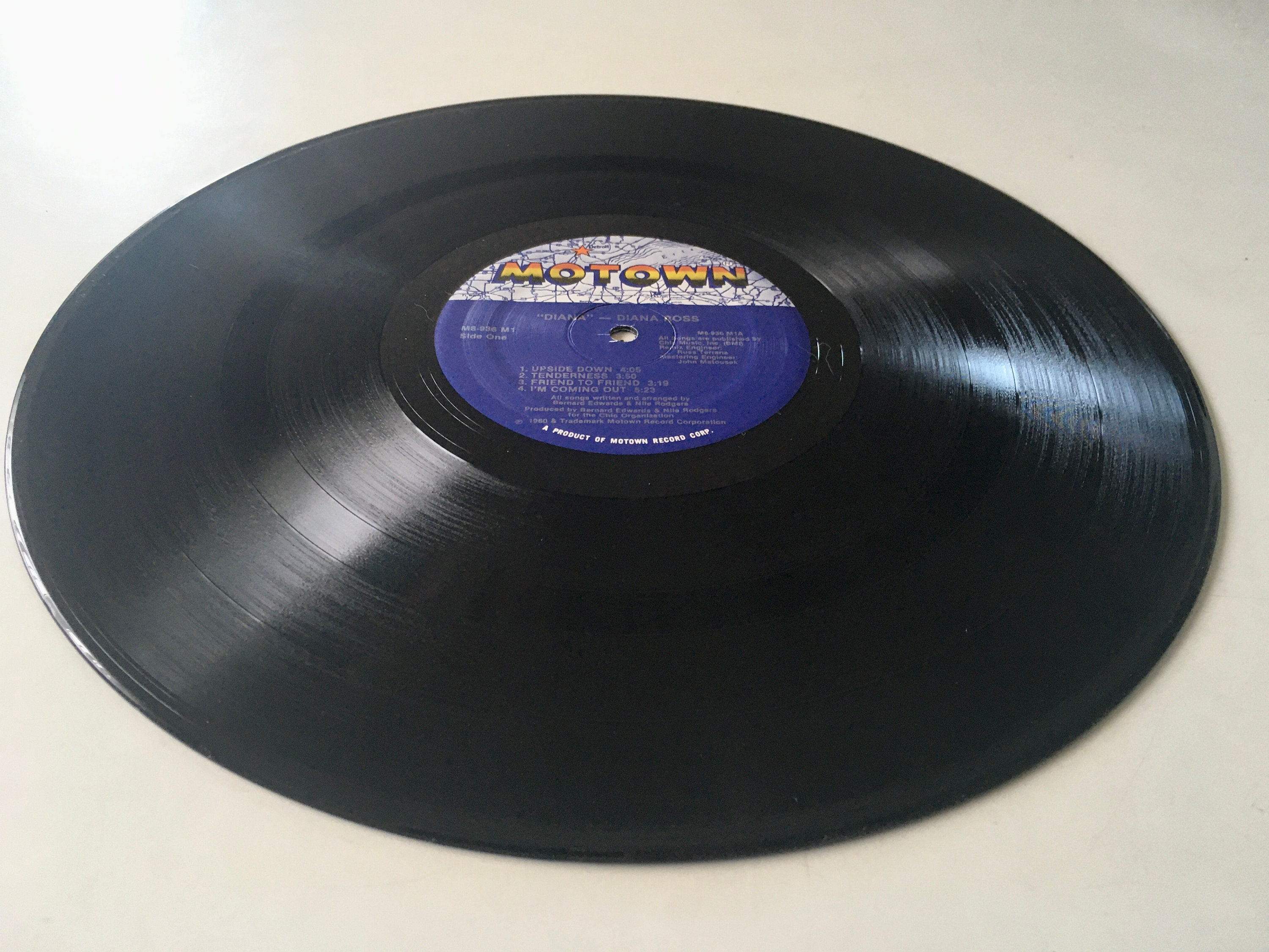 Diana Ross - Diana LP Vinyl Record Album, Motown - M8-936M1, 1980