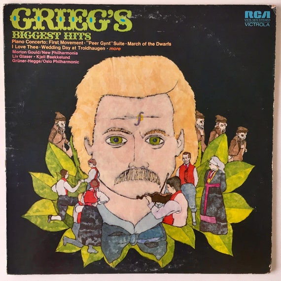 Griegs Biggest Hits Lp Vinyl Record Album Rca Victrola Vics 1670 Clasical 1972 Original Pressing