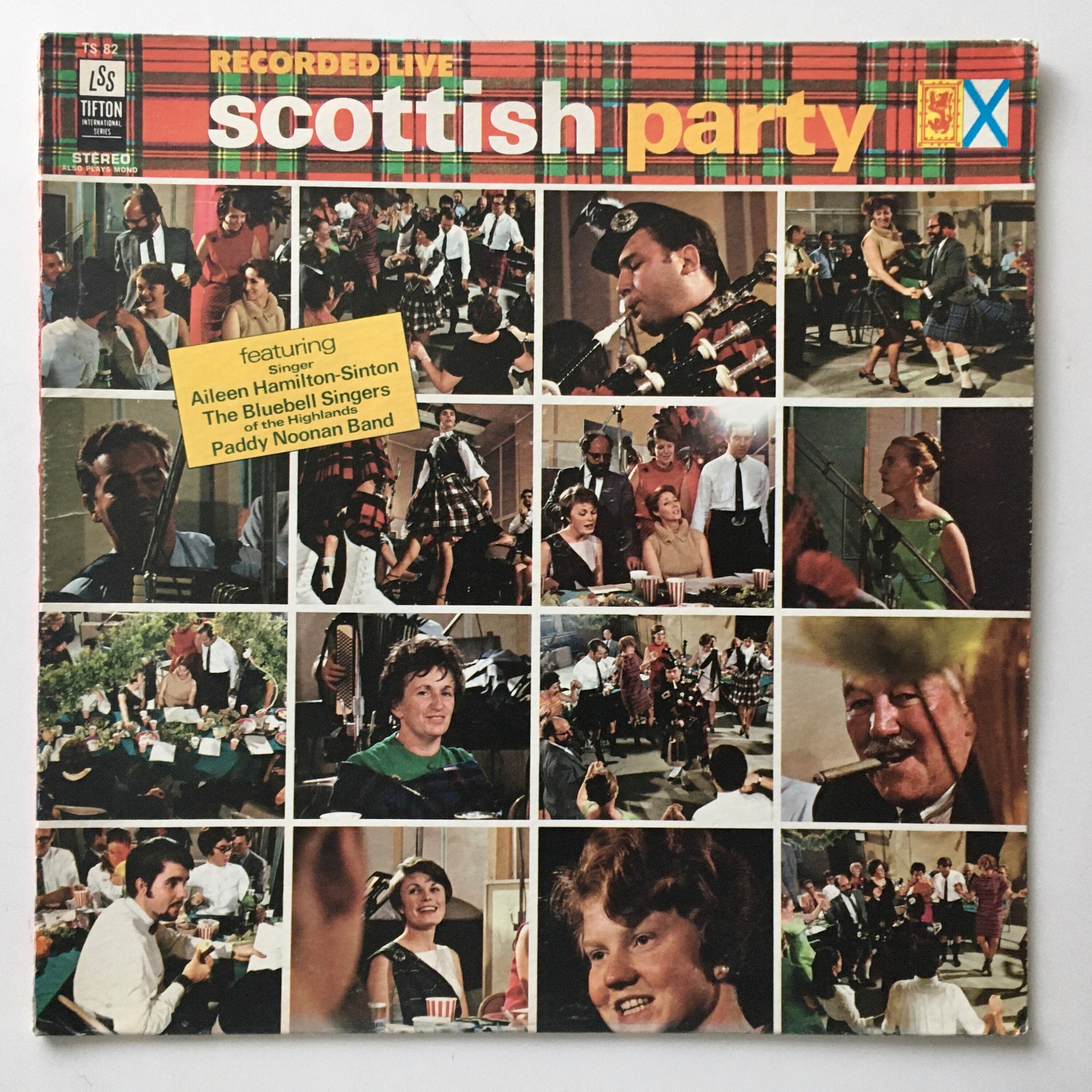 Scottish Party LP Vinyl Record Album, Tifton International - TS-82, 1974 Original Pressing