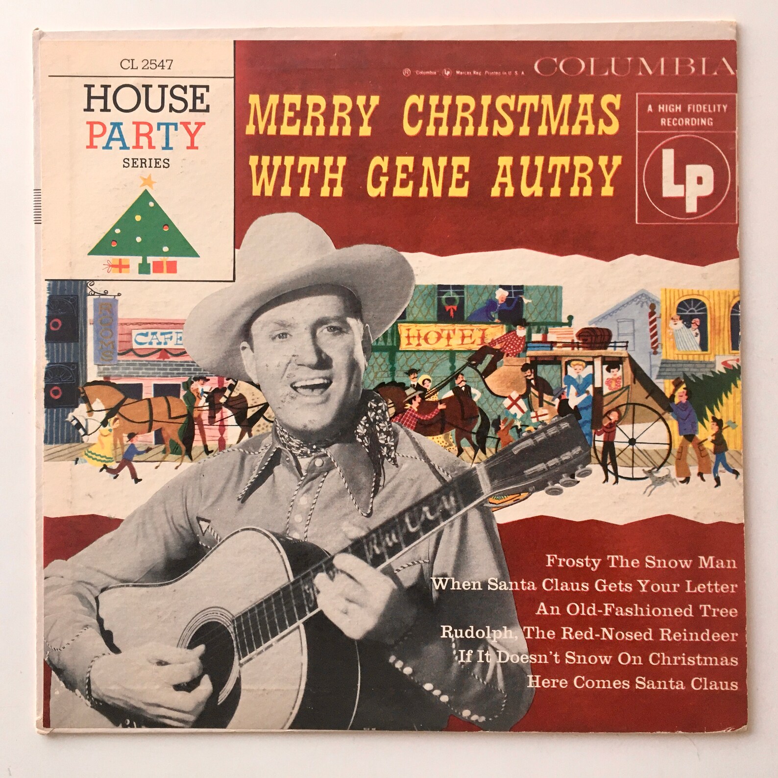 Merry Christmas with Gene Autry 10 LP Vinyl Record Etsy