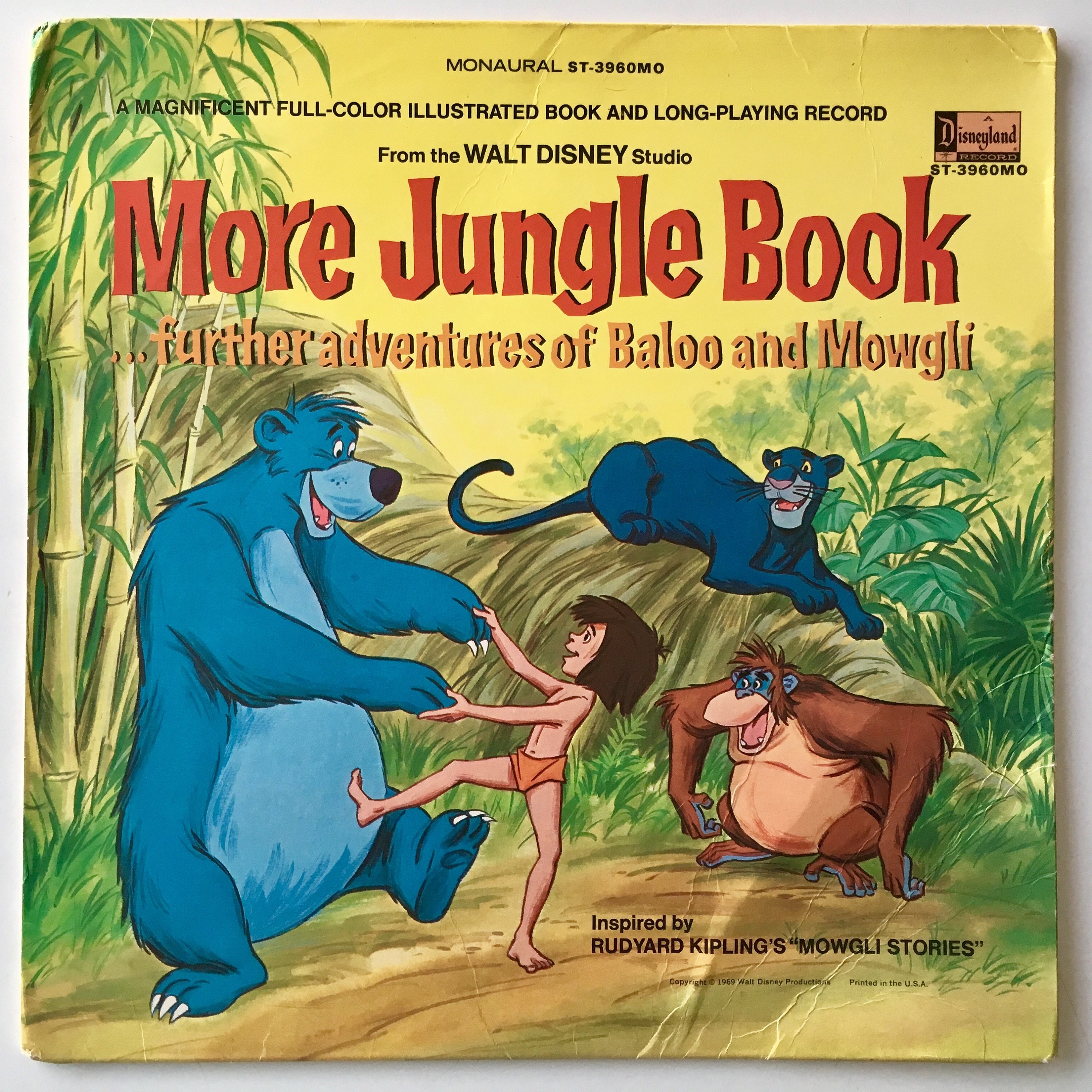 More Jungle Book LP Vinyl Record Album, Disneyland - ST