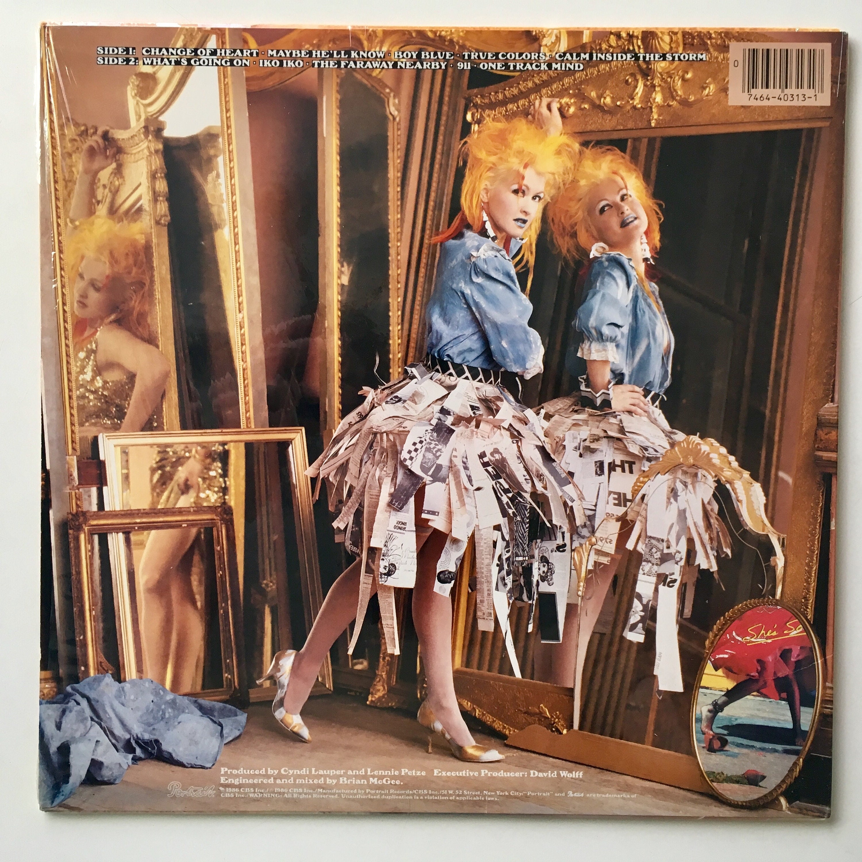 Cyndi Lauper True Colors LP Vinyl Record Album Retrato OR Etsy