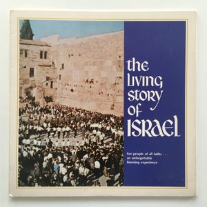The Living Story of Israel LP Vinyl Record Album, Living Story Records - SZB-2098, 1970 Original Pressing