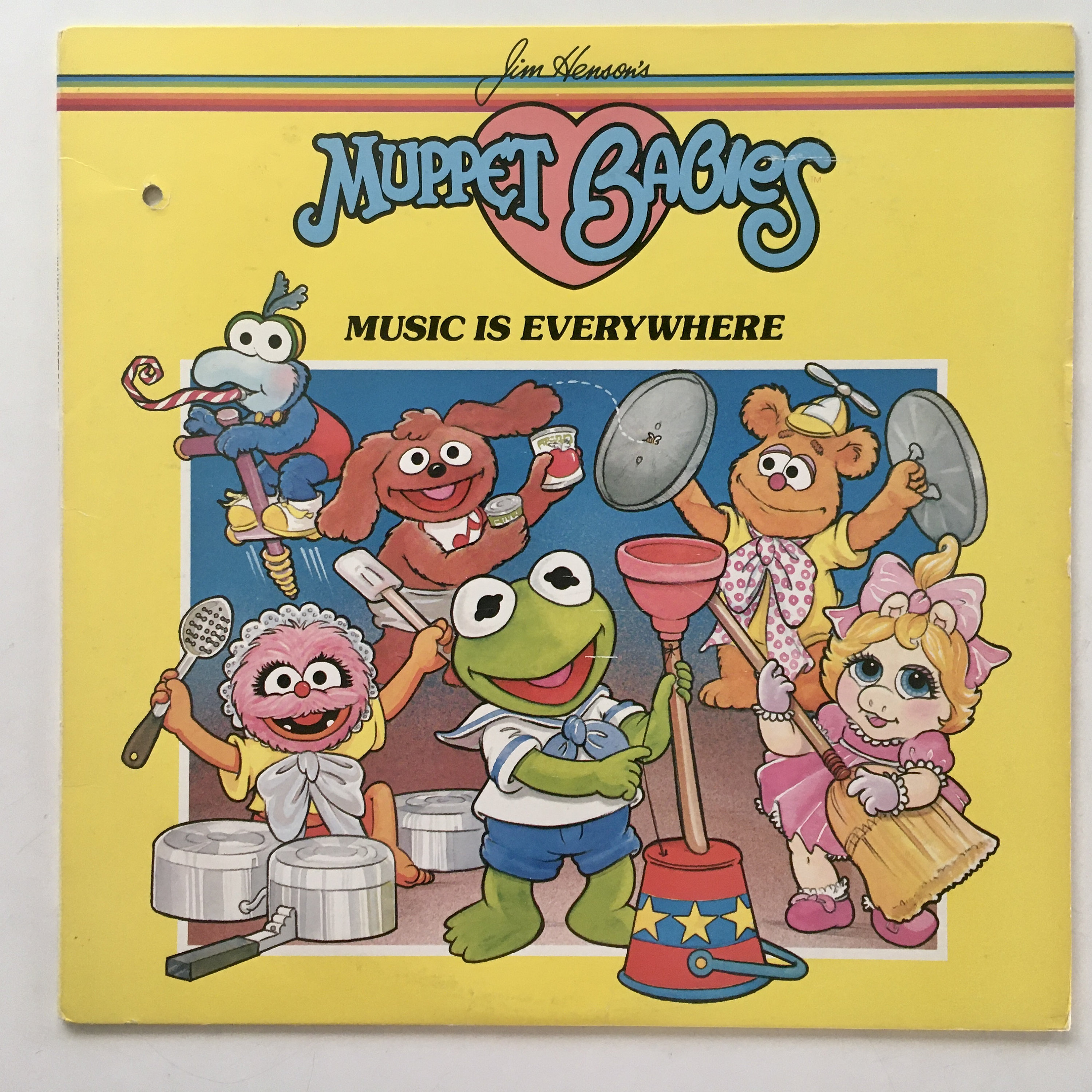 Muppet Babies - Music is Everywhere LP Vinyl Record, Columbia - PC
