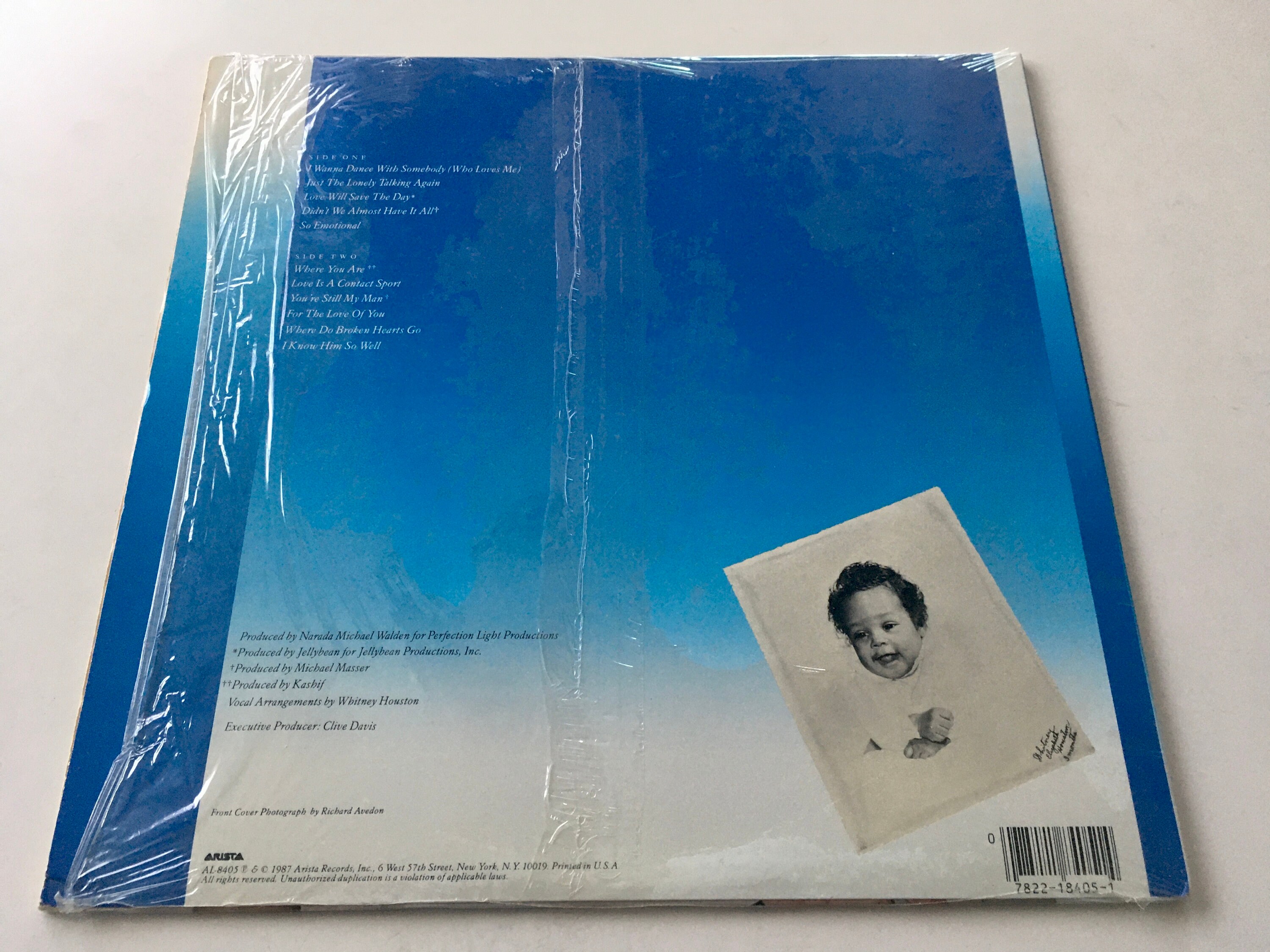 Whitney Houston Whitney LP 1987年5月プレス Whitney Houston – Whitney – Vinyl (LP, Album), 1987 [r578384