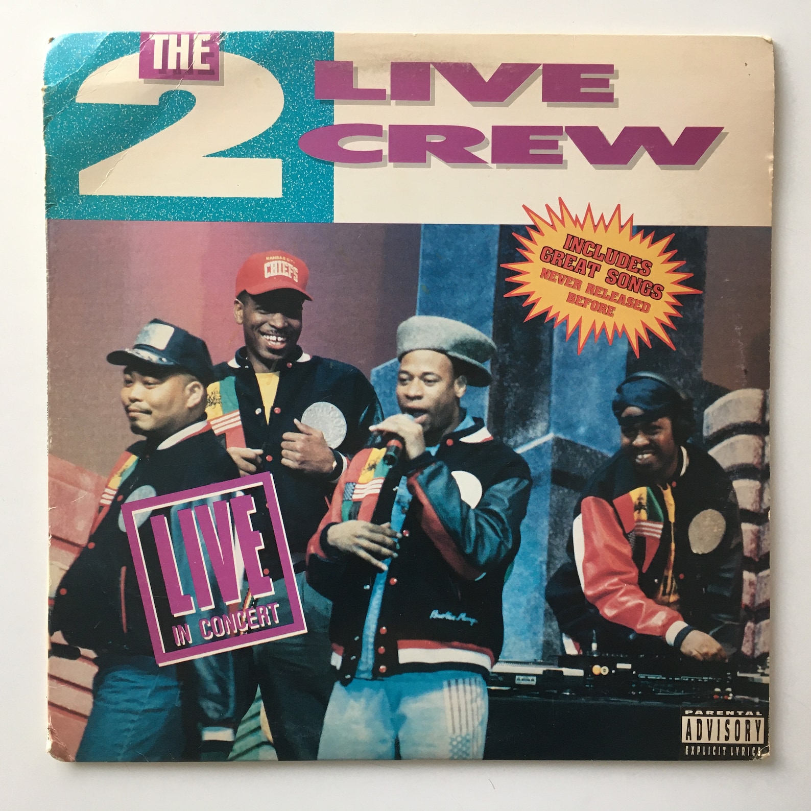 The 2 Live Crew Live In Concert LP Vinyl Record Album Etsy