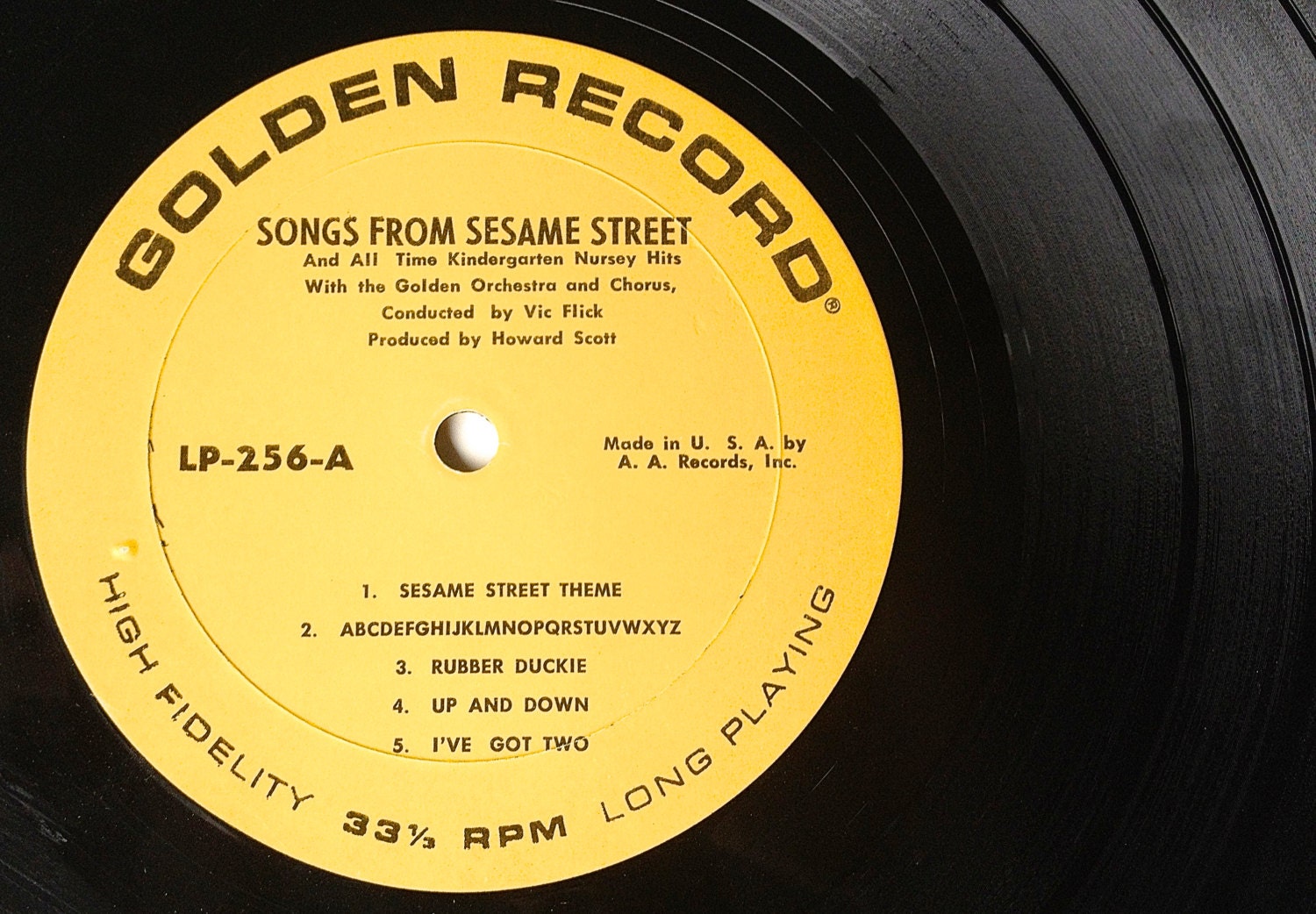 Golden Orchestra & Chorus Songs From Sesame Street LP Vinyl Etsy