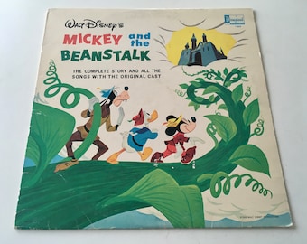 ミッキーと豆の木（物語） LP ビニールレコードアルバム