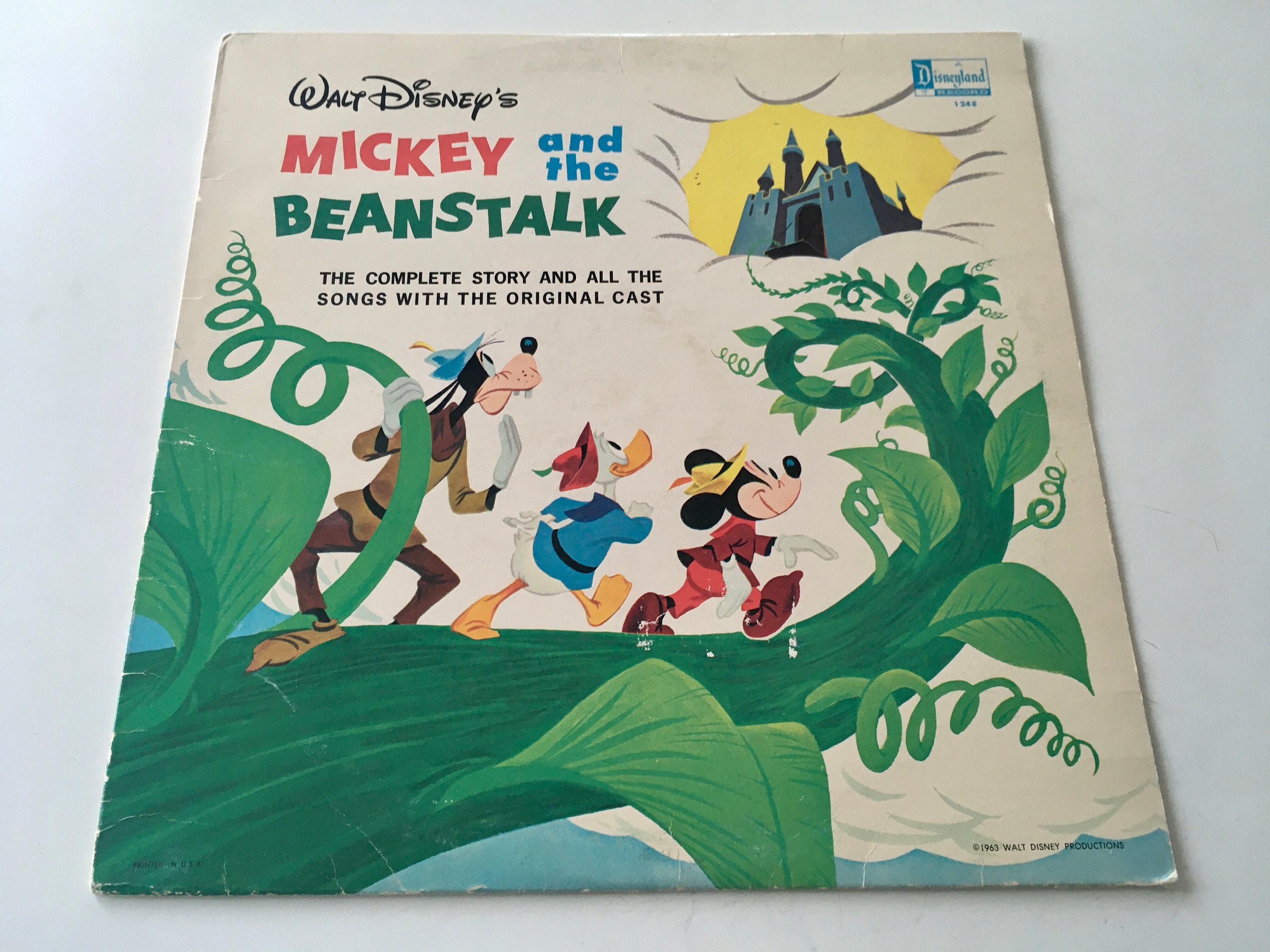 ミッキーと豆の木（物語） LP ビニールレコードアルバム