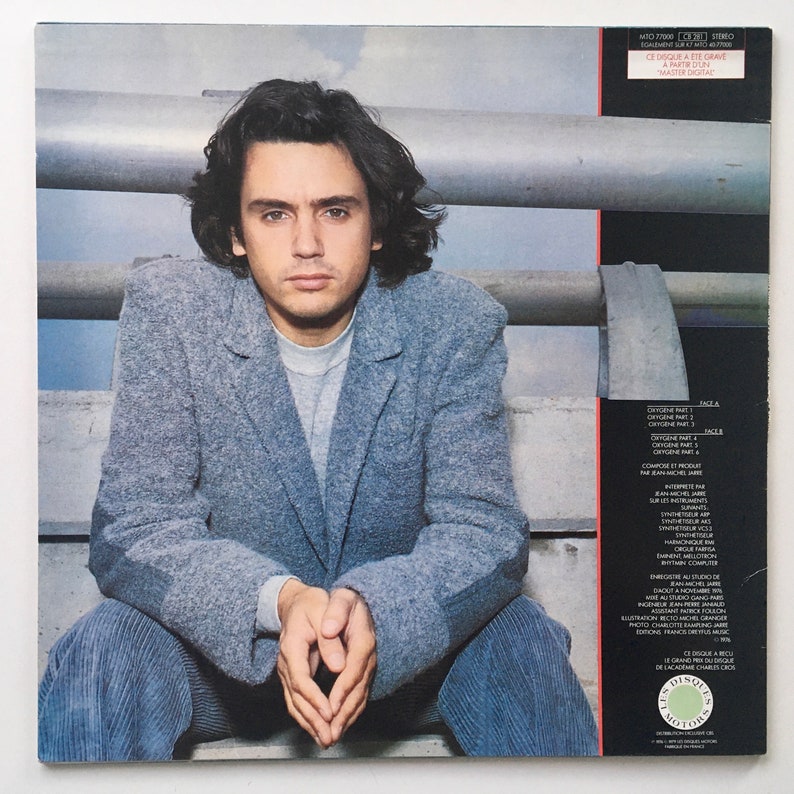 Jean Michel Jarre Oxygène LP Vinyl Record Album Les Disques Etsy